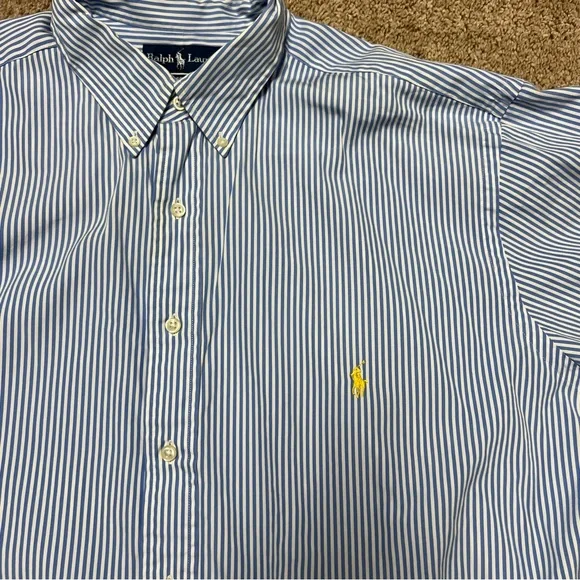 Ralph Lauren Blue and White Striped - Picture 3 of 6